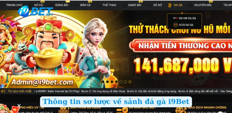 Thông tin sơ lược về sảnh đá gà i9Bet
